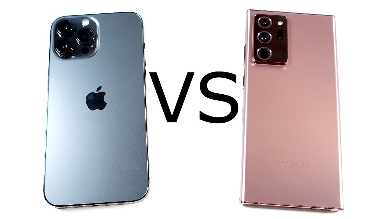 iPhone 13 Pro Max vs Galaxy Note 20 Ultra Speed Test!