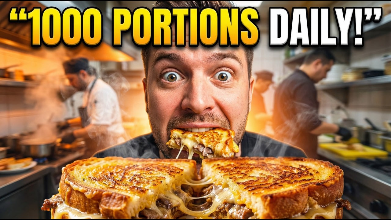 1000 Meals a Day! Fast Cafe Food Preparation