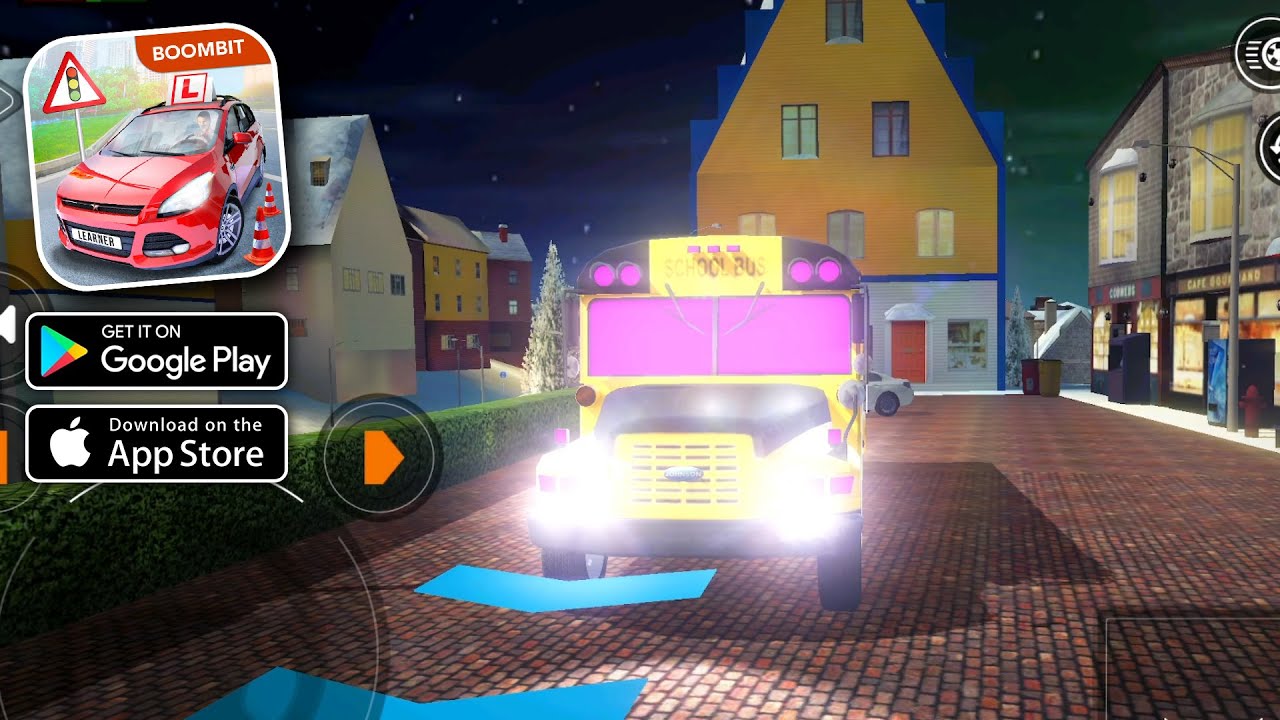 Car Driving School Simulator - Night Bus Driving - Gameplay Walkthrough 88 (Android, iOS)