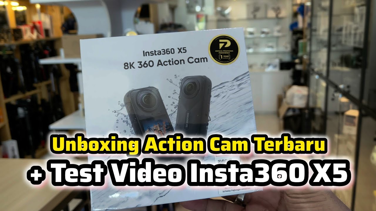 Insta360 X5 - Unboxing Dan Langsung Test Hasil Video Action Cam Terbaik
