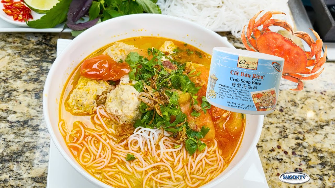 Bí Quyết Dùng Cốt Quốc Việt Nấu Bún Riêu Ngon và Nhanh Chỉ Trong 60 Phút! | Bếp Quốc Việt Live