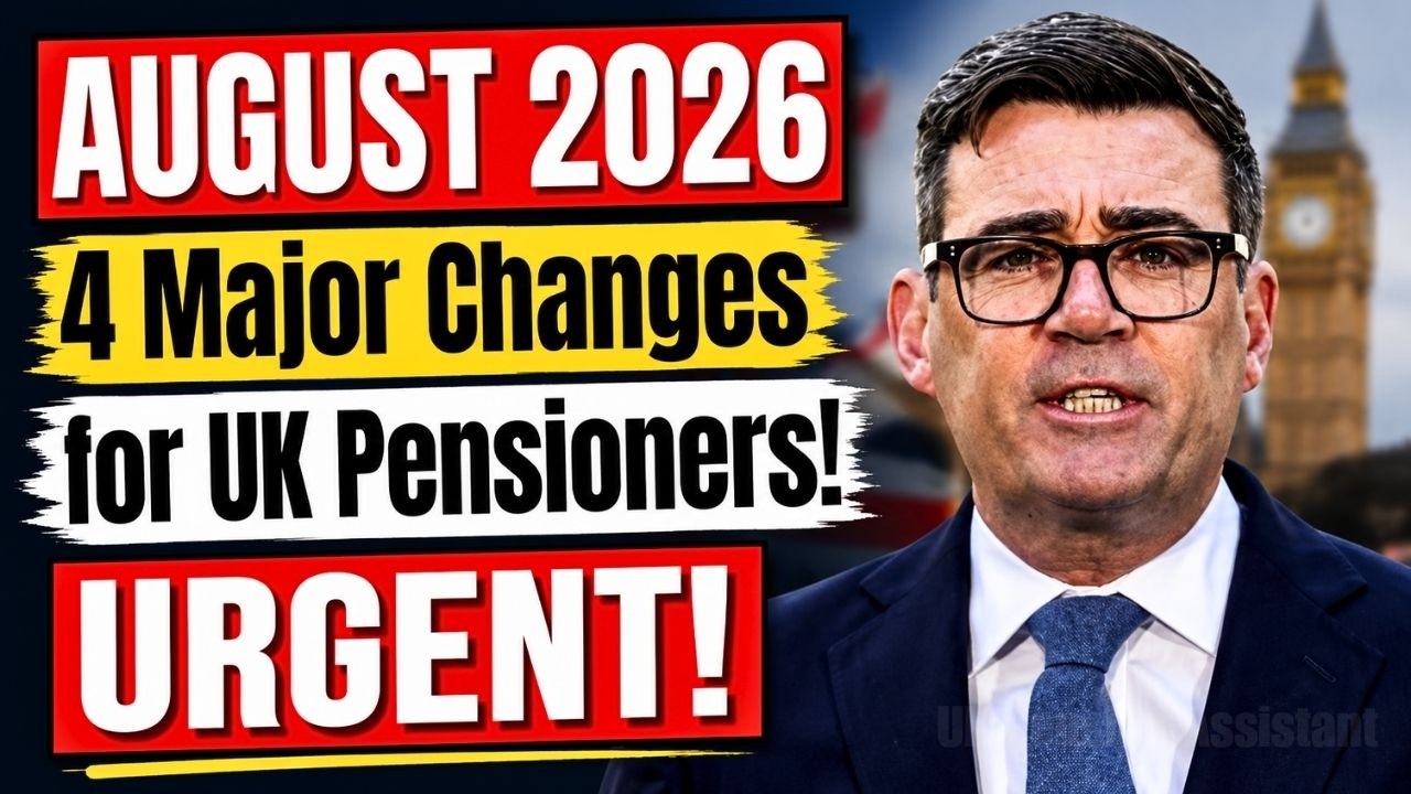 🚨 Attention UK Pensioners: 4 Major Changes Take Effect on 1 August 2026!