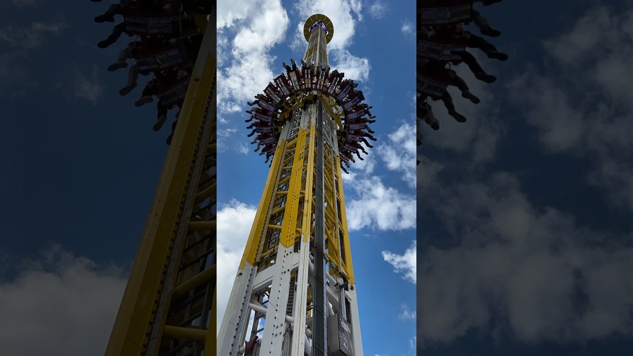Freefall Tower Hangover auf der Rheinkirmes D&uuml;sseldorf 2024