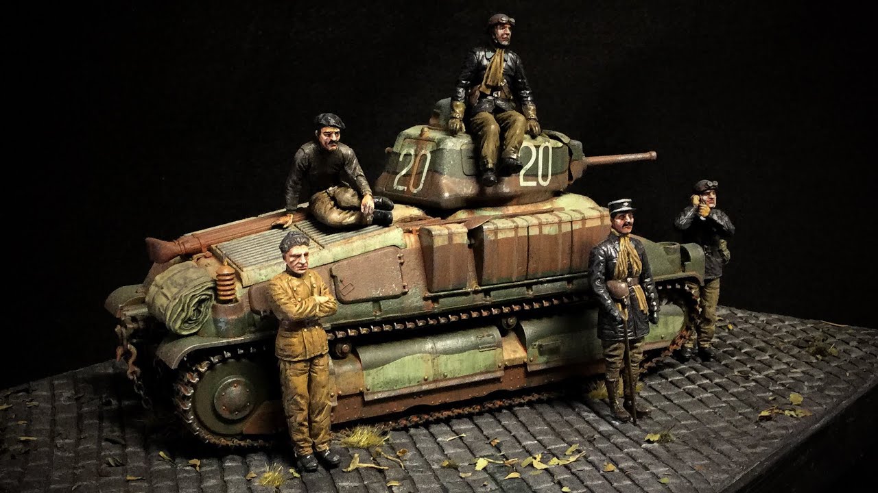 TAMIYA SOMUA S35 build video