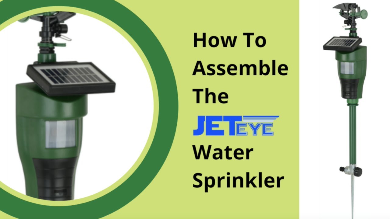 How To Assemble Your New JetEye Water Sprinkler - Animal Repeller | The Environmental Factor