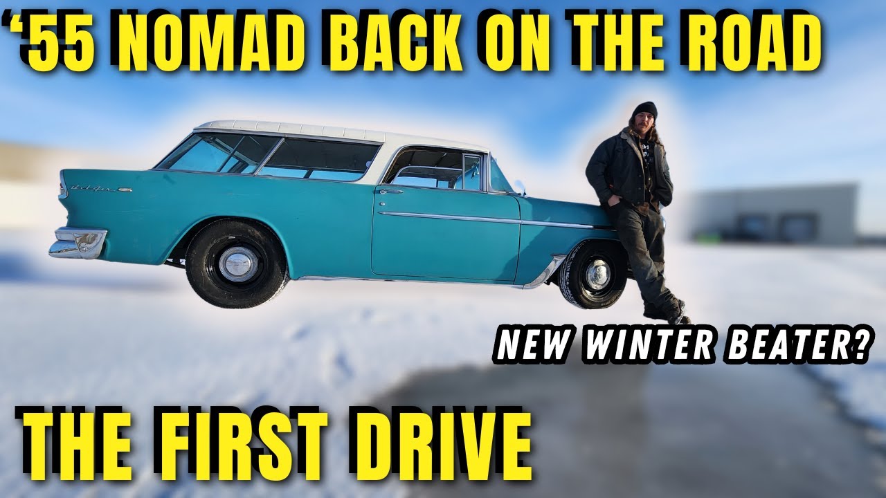 1955 Chevy Nomad FIRST DRIVE in 30 Years - Plus HUGE Motor Surprise!