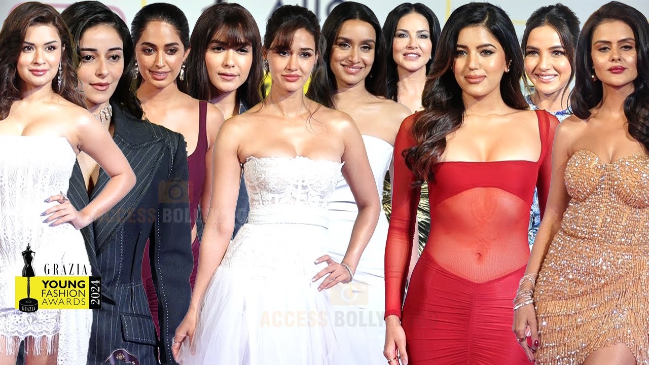 AJIO Grazia Young Fashion Awards 2024 | Disha Patani,Avneet Kaur,Ananya,Priyanka,Jasmin,Shraddha