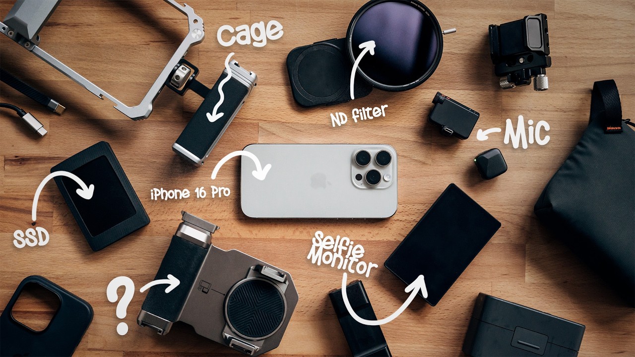 Video professionali con iPhone: tutti gli accessori che devi avere.