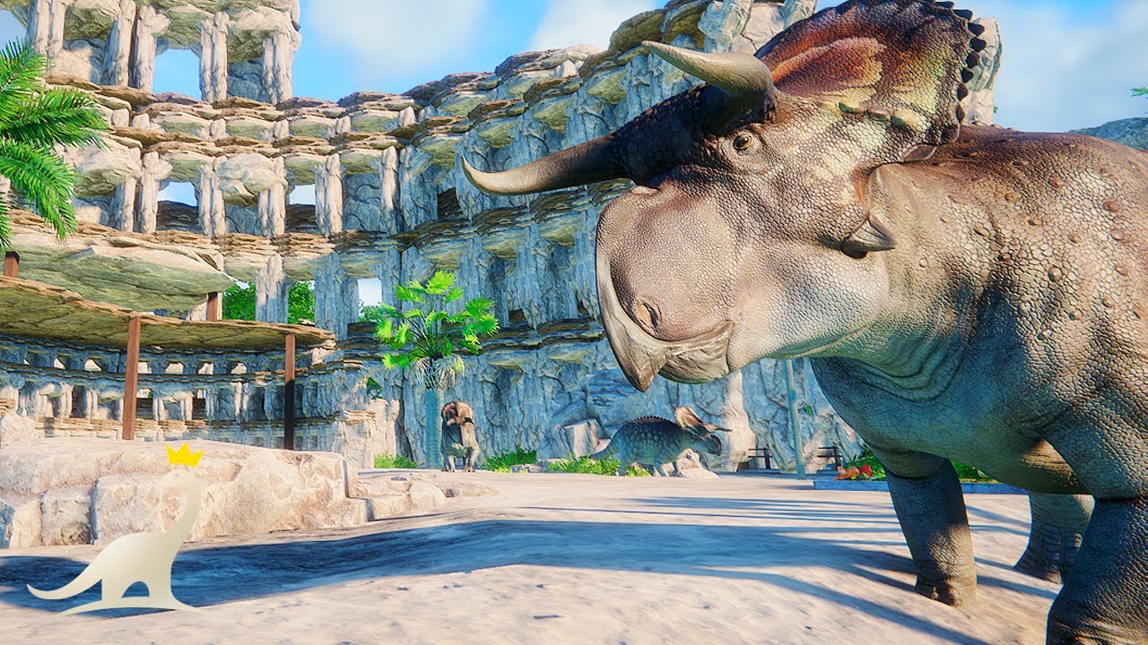 Dinosaur Colosseum! Nasutoceratops Exhibit | Prehistoric Kingdom Park Build (Alpha)