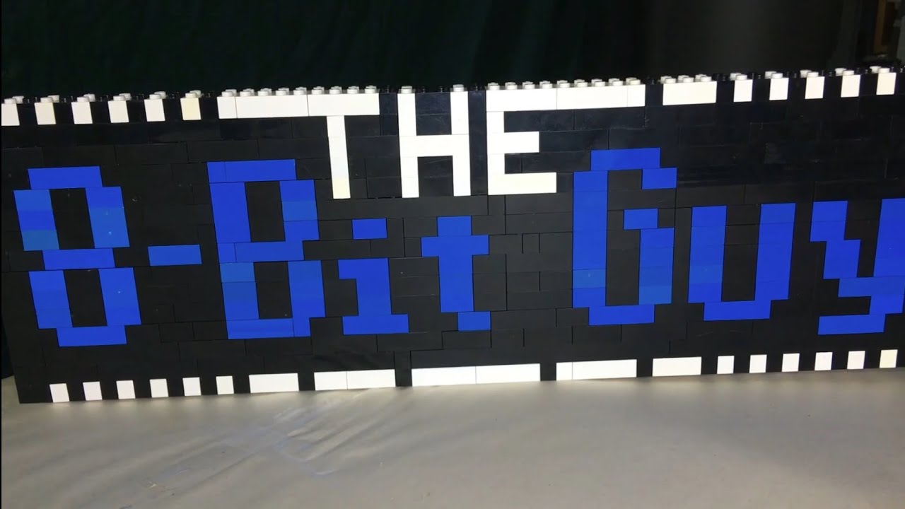 The 8-Bit Guy Logo in LEGO