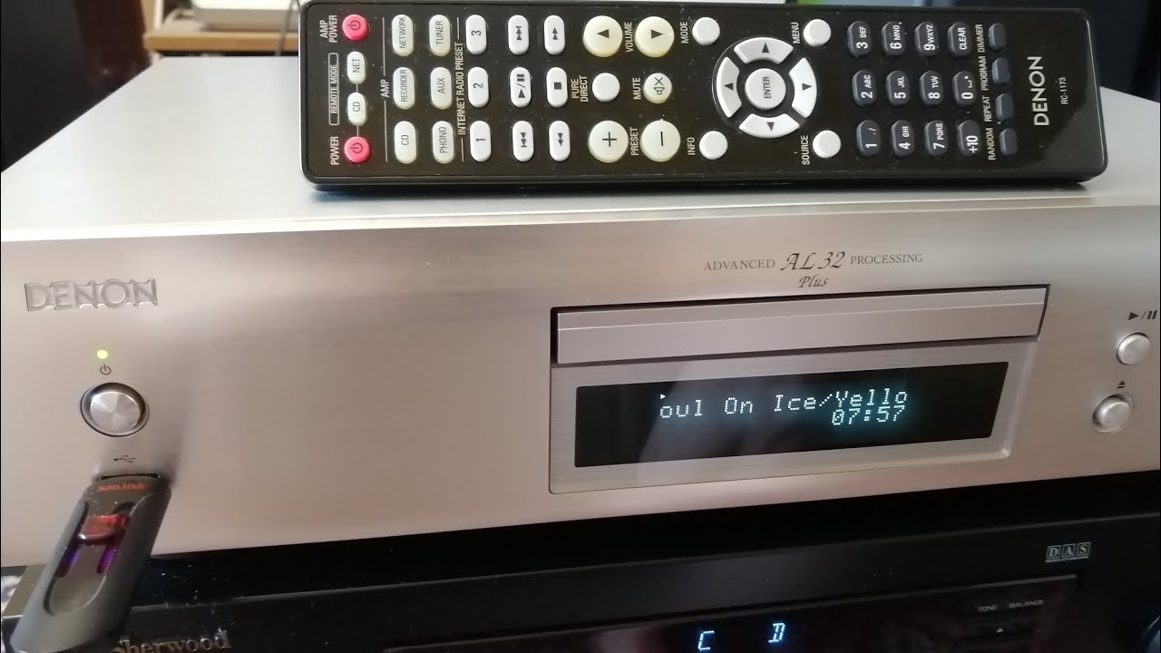 Denon DCD-800NE Видео работы перед отправкой покупателю. 