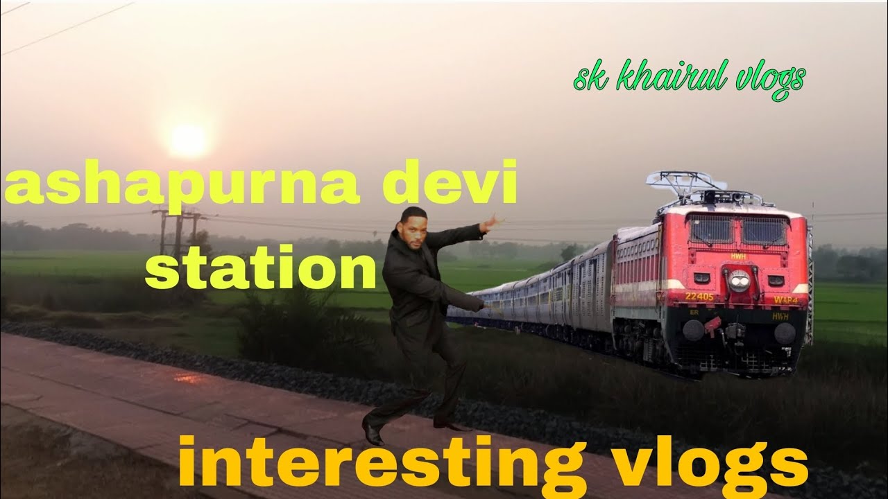 Ashapurna devi Rellway station 😍sk khairul interesting vlogs 