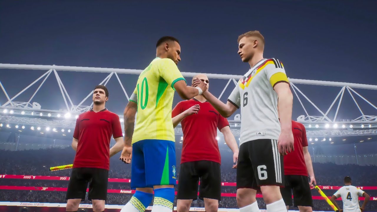 Brasil v Germany eFOOTBALL 1080p50FPS - English Commentary 