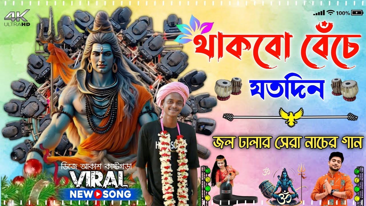 থাকবো বেঁচে যতদিন বাবার ভক্ত ততদিন 🔥 New DJ JBL Hard Bass Remix 💥 বোল বোম স্পেশাল || Mixmastar Akash