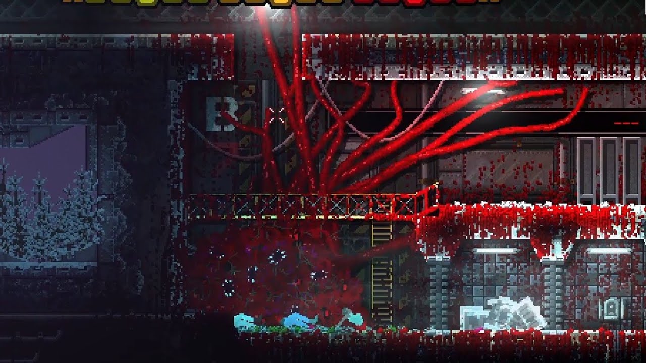 Carrion - DEPTHS | Blind Run - Part 1 of 8 | Steam Workshop Mod - Funny Reverse Horror Game