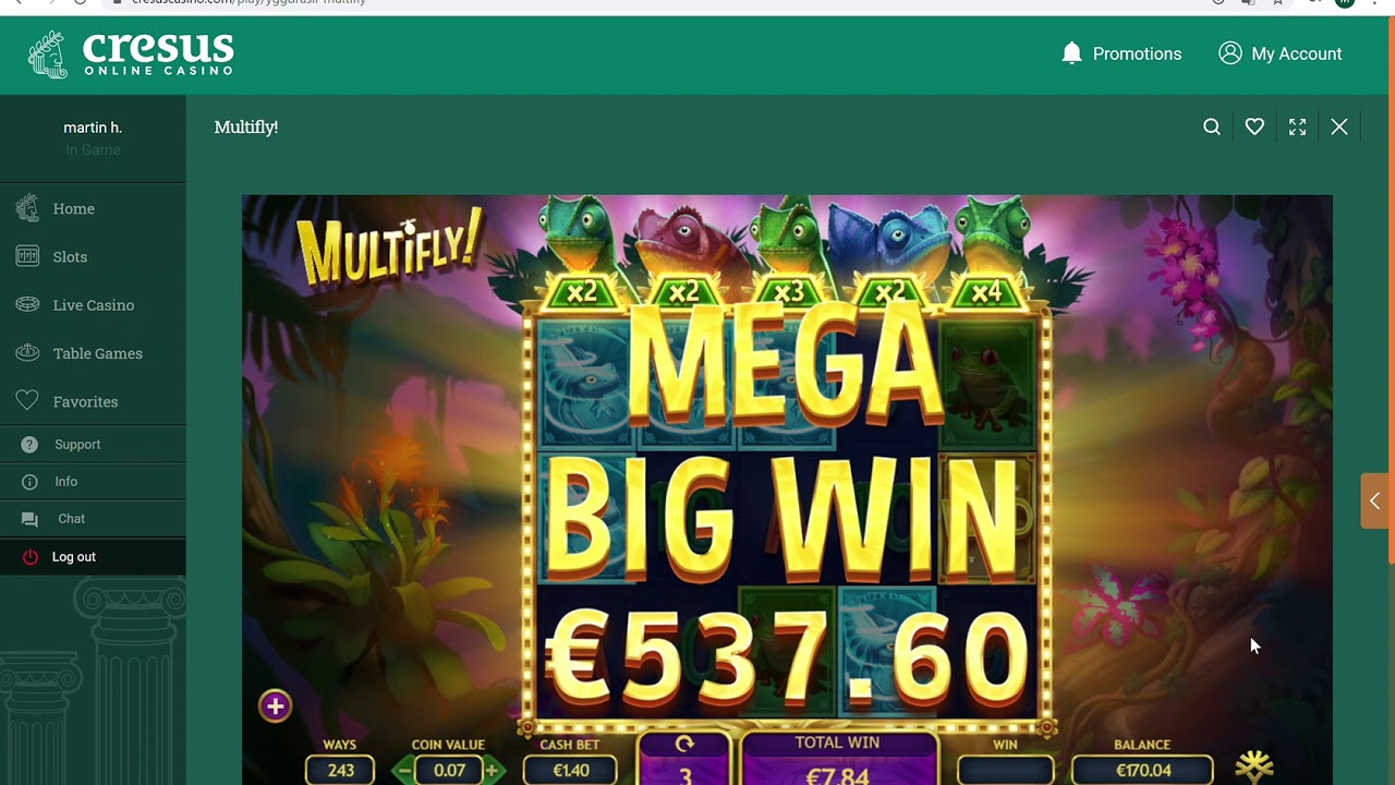 Multifly big win - norsk casino