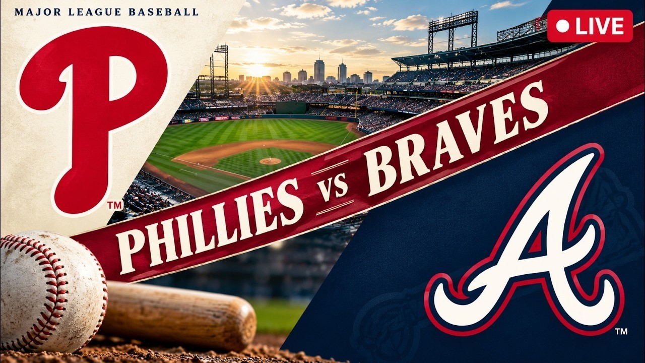 LIVE Philadelphia Phillies VS Atlanta Braves | Major League Baseball Stream