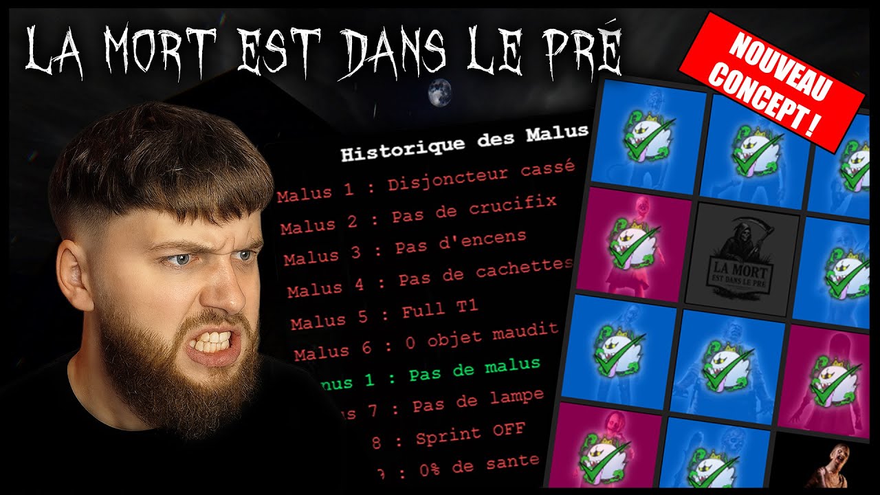 [FR] NOUVEAU CONCEPT PHASMO LA MORT EST DANS LE PRÉ ! PHASMOPHOBIA