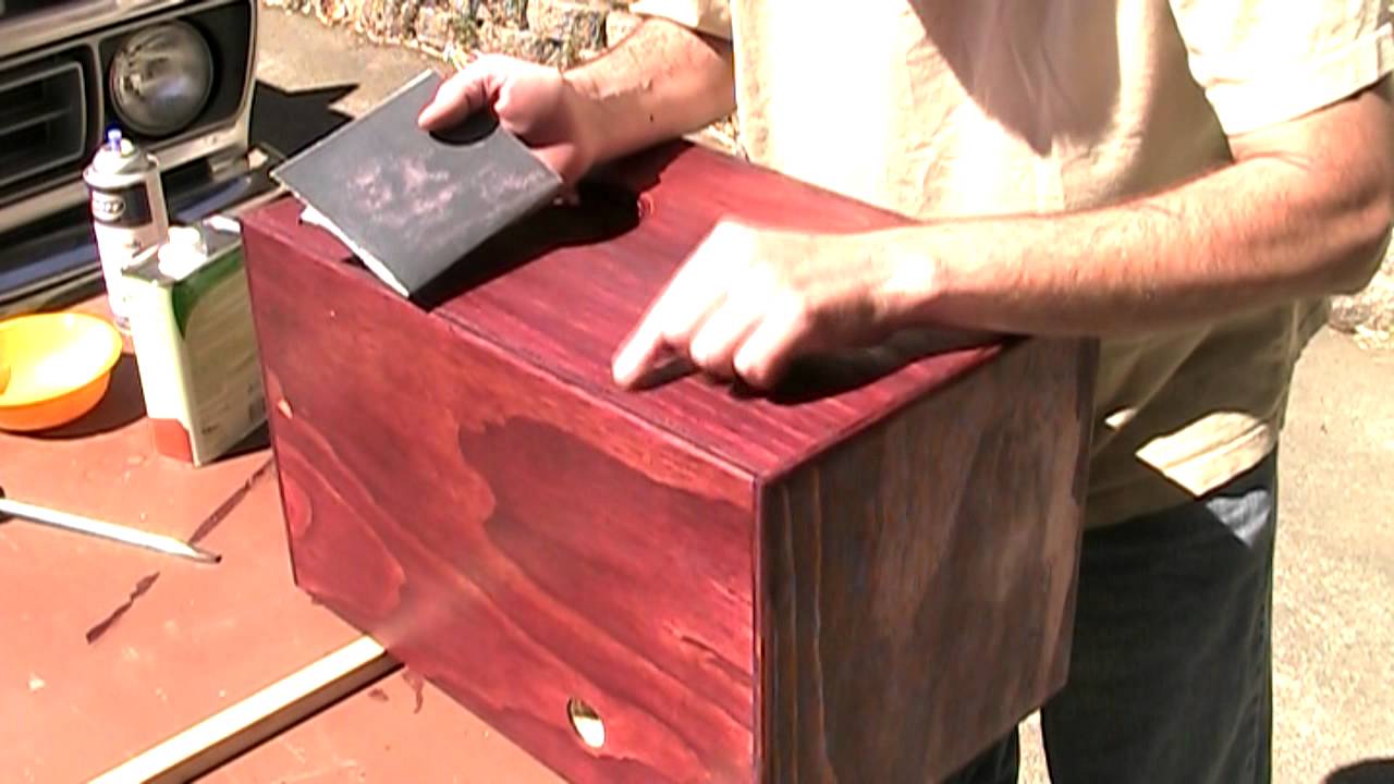 MM 8-17-11: Applying a lacquer finish to wood