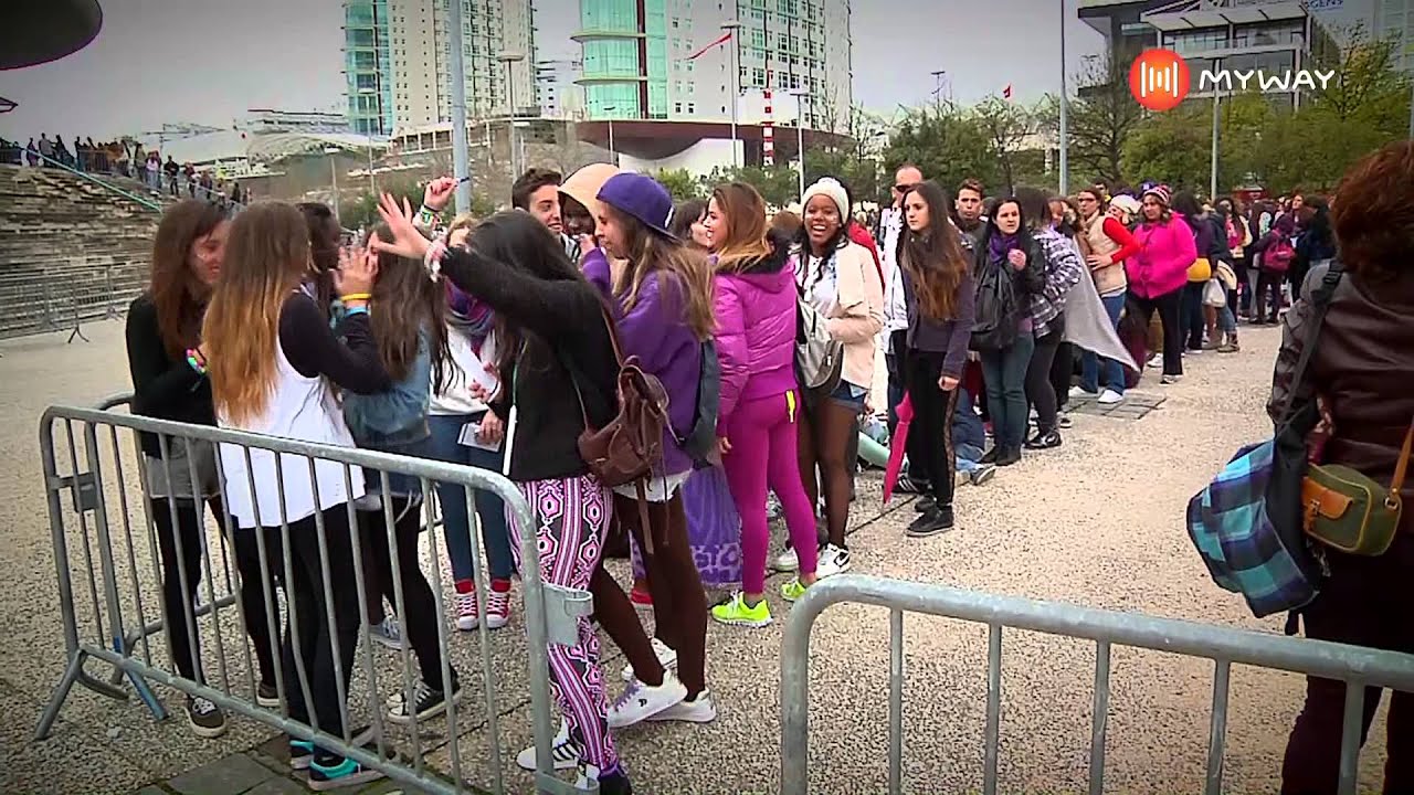 Justin Bieber em Portugal -- Fãs esperaram durante dias pelo cantor - MYWAY