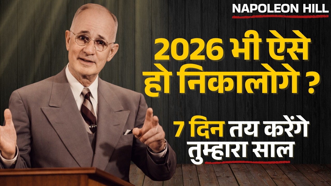 अगर 2026 बदलना है तो ये 7 दिन करो… वरना पछताओगे | Napoleon Hill Method