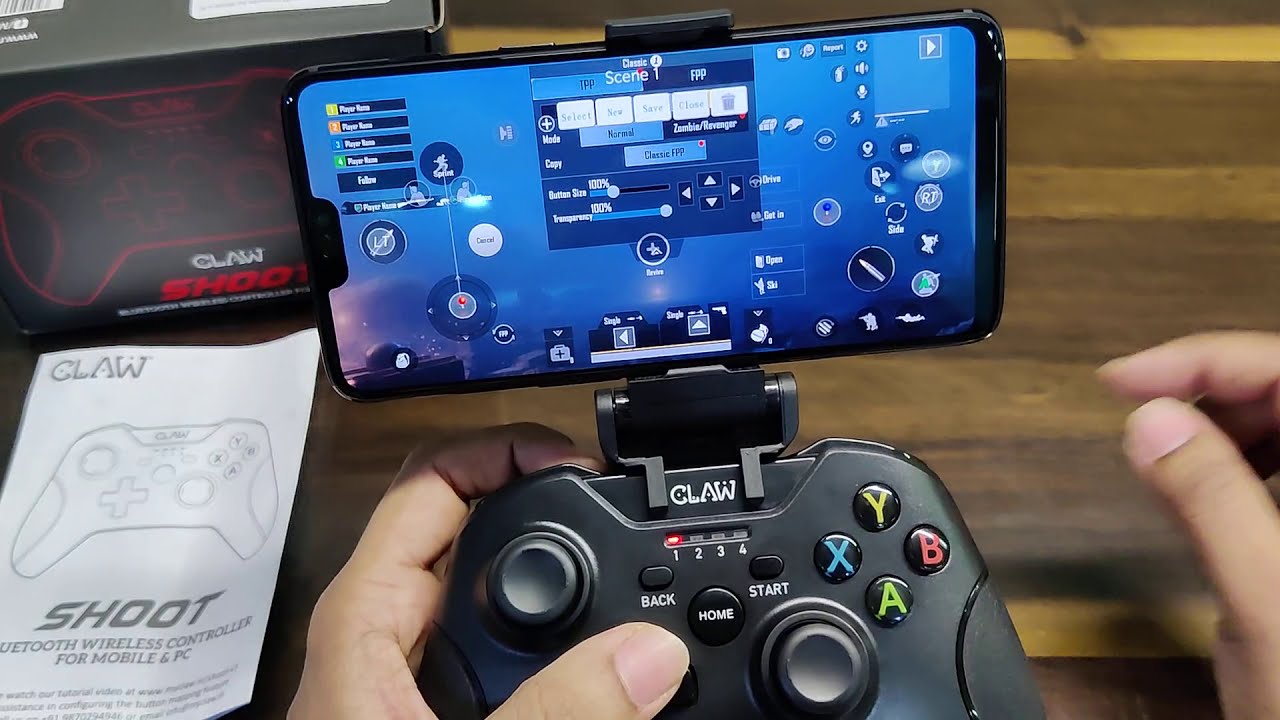 CLAW Shoot Bluetooth Mobile Gamepad Controller - Button Mapping Mode Explained