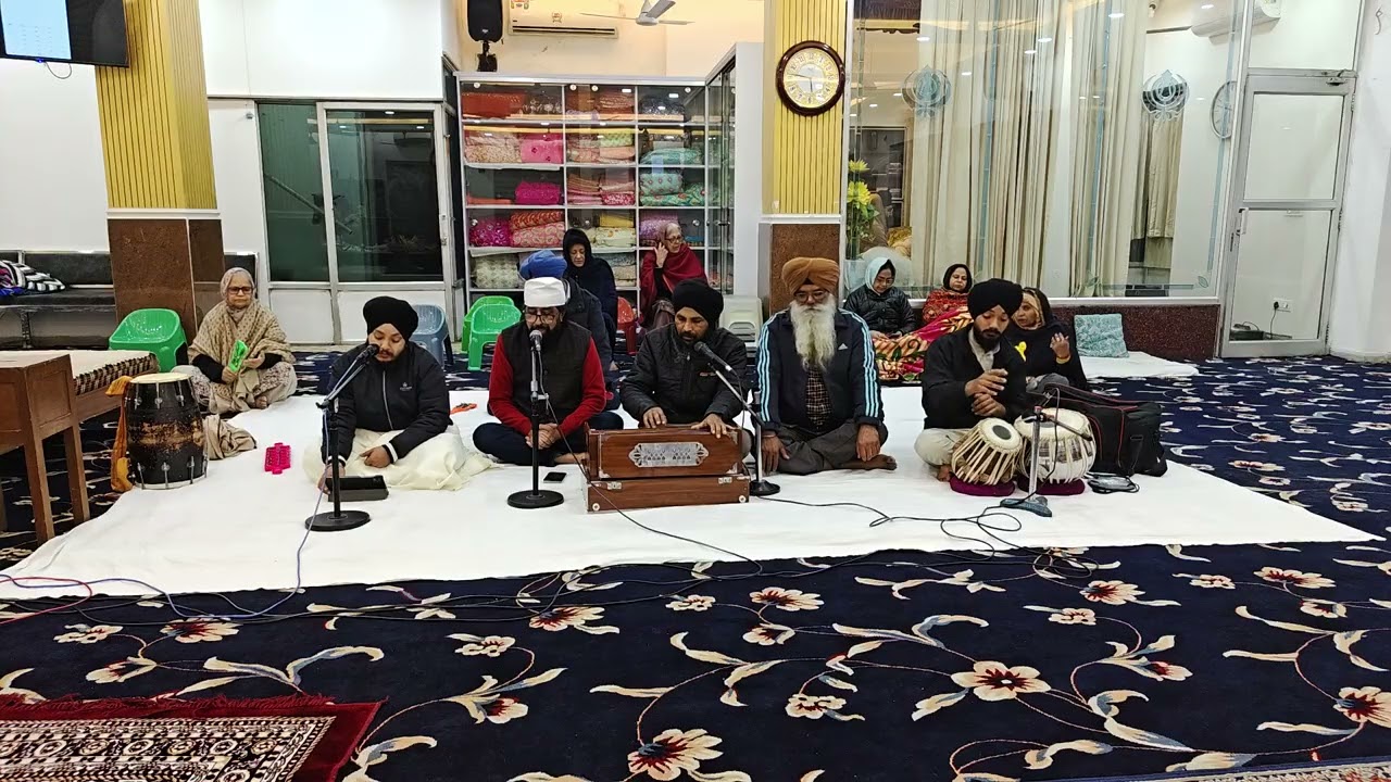 Amritvela kirtan Darbar pocket E and pocket D29.12.2020