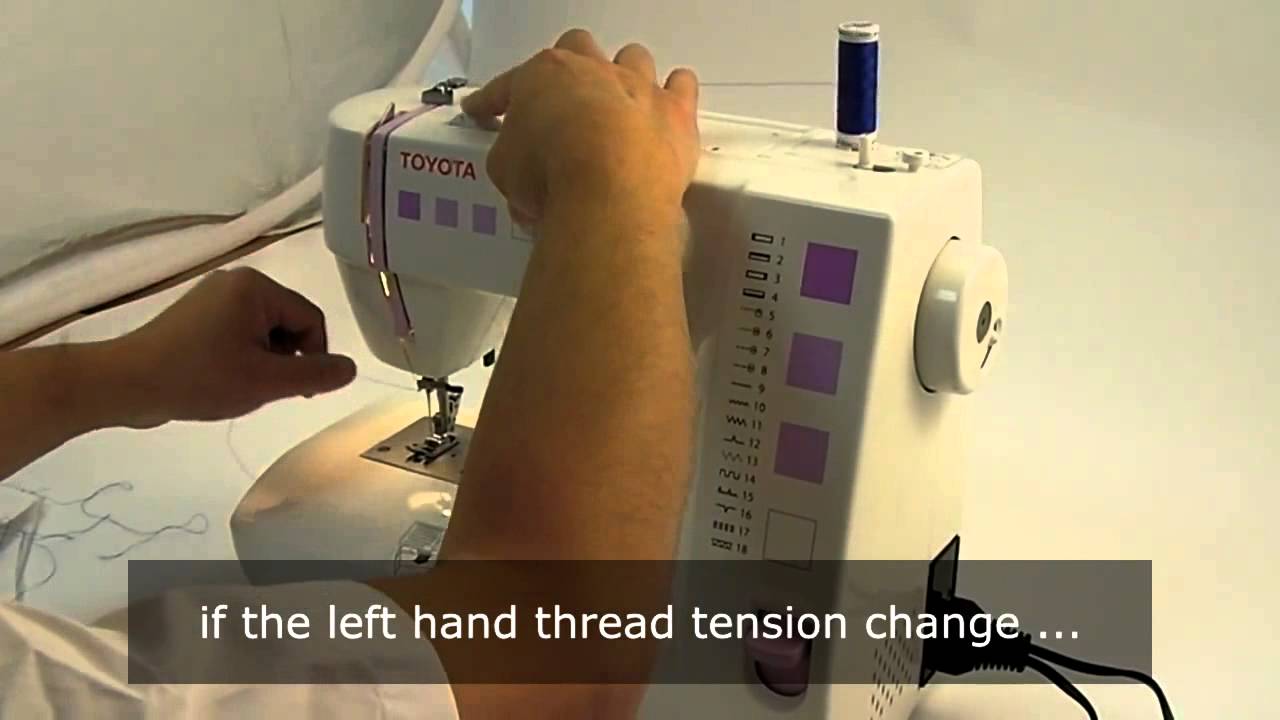 TOYOTA N&auml;hmaschine RS2000 Serie Anleitungs Video Oberfaden richtig Einf&auml;deln