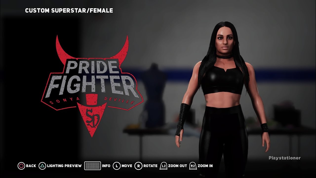 WWE 2K ps4/xbox one Sonya Deville caw