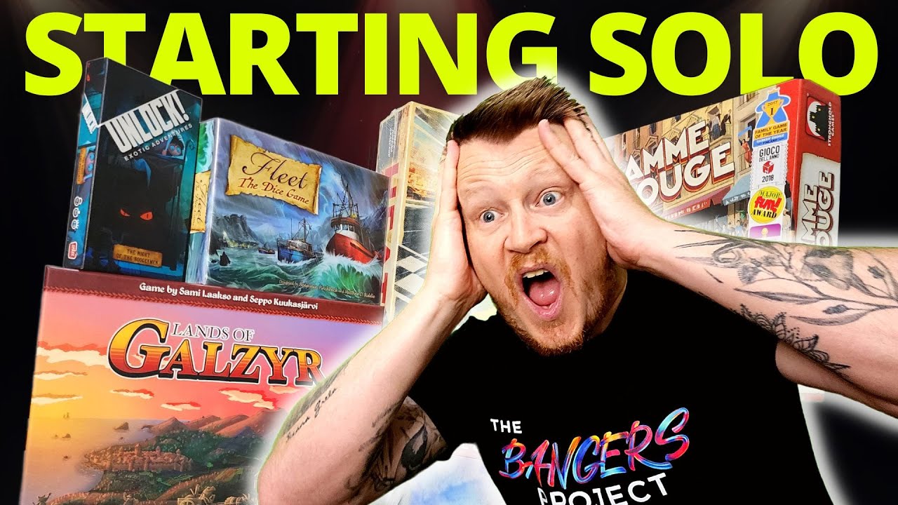 BOARD GAMES to Start Your SOLO Collection #sologameplay