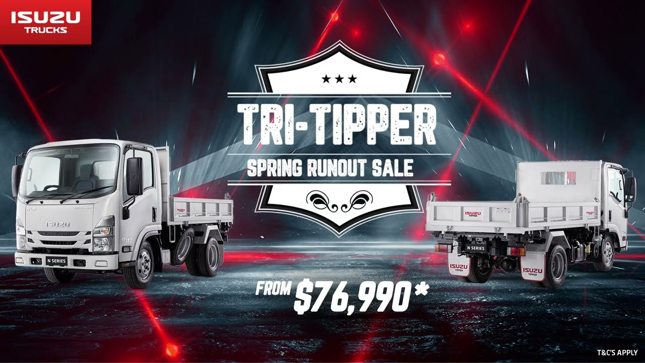 Isuzu NMR 60/45-150 Tri-Tipper Walkaround with Jeannine