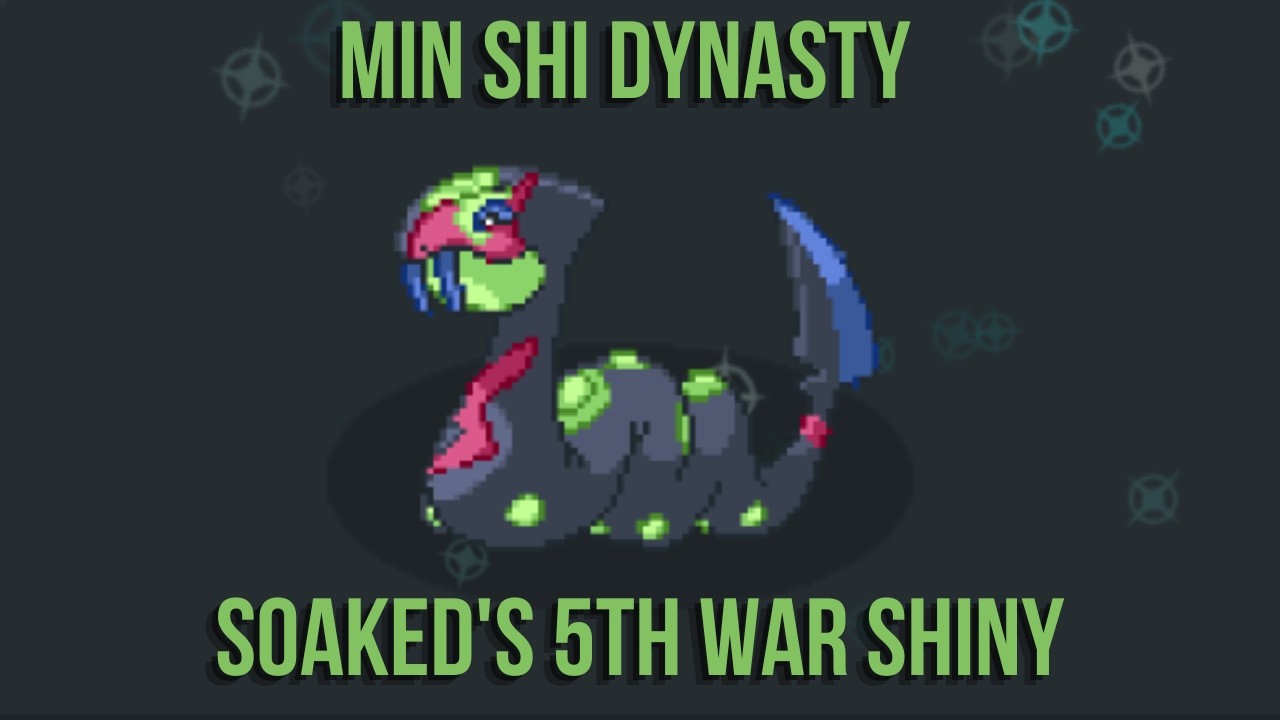 РokeMMO - Shiny wars 2026 - Min Shi Dynasty - My 5th Shiny Wars hit!