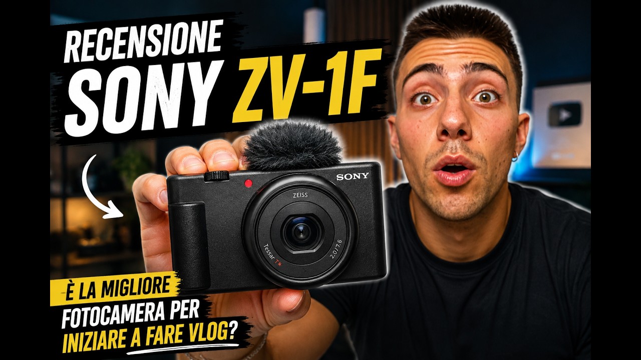 La migliore fotocamera per iniziare a fare vlog | Sony ZV-1F recensione onesta 