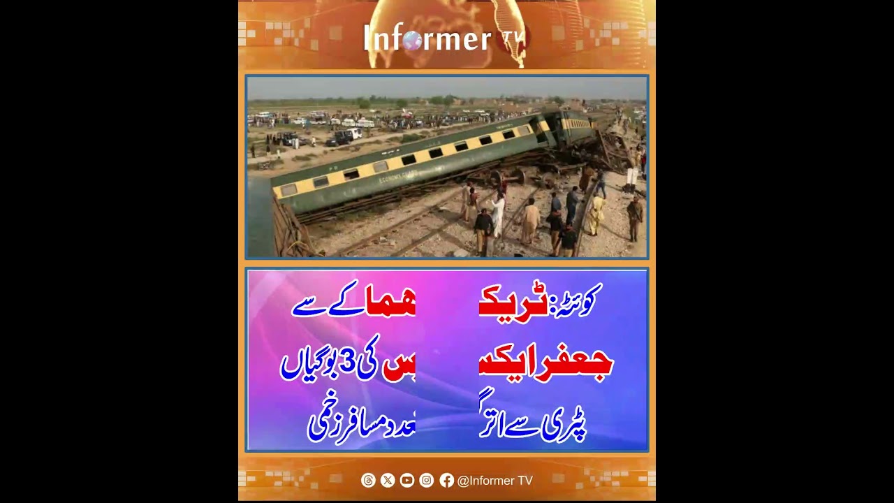 Quetta Train Blast | Jaffar Express Bogies Derail | Pakistan Train Accident | Breaking News