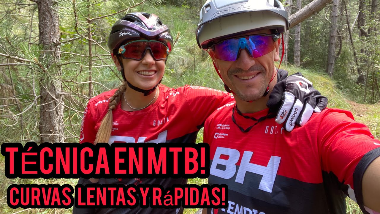 TÉCNICA MTB COLOMA Y ROCIÓ, CURVAS LENTAS, CURVAS RÁPIDAS, BH TEMPLO CAFÉS.