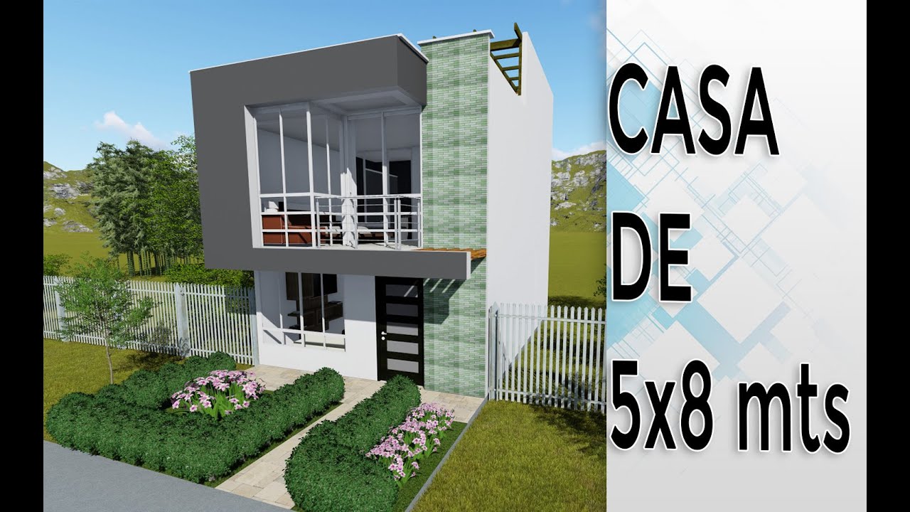 Mini Casa de 5x8 metros, Economica con 2 habitaciones!!