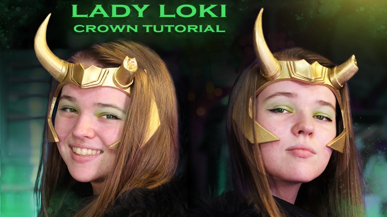 How to Make Lady Loki / Sylvie's Crown - Free Template - DIY EVA Foam Headpiece Cosplay Tutorial