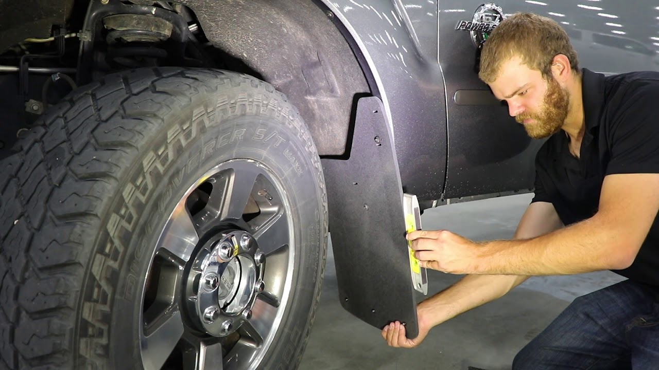 2011-16 Ford Super Duty - Front ROCKSTAR&trade; Splash Guard Mud Flap Install Video