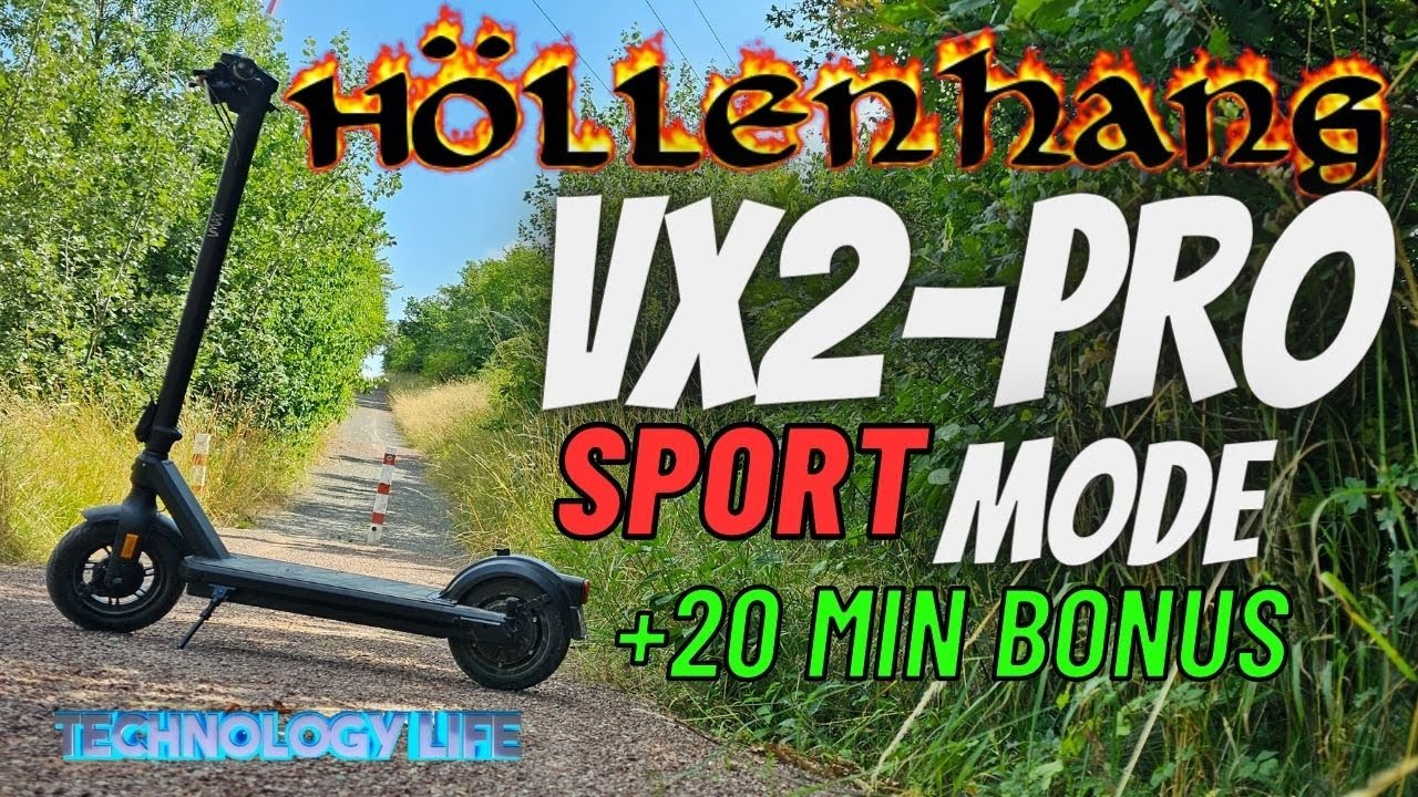 VMAX VX2 PRO, im Sport Modus am Höllenhang