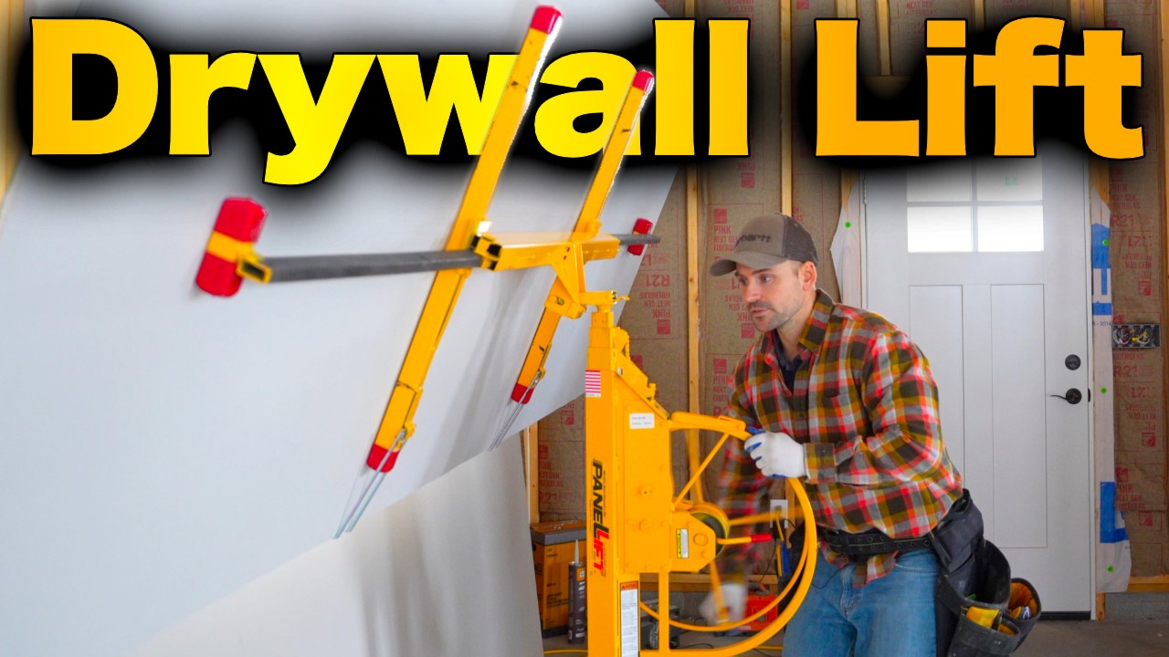 How To Use A Drywall Lift - Panel Lift Setup