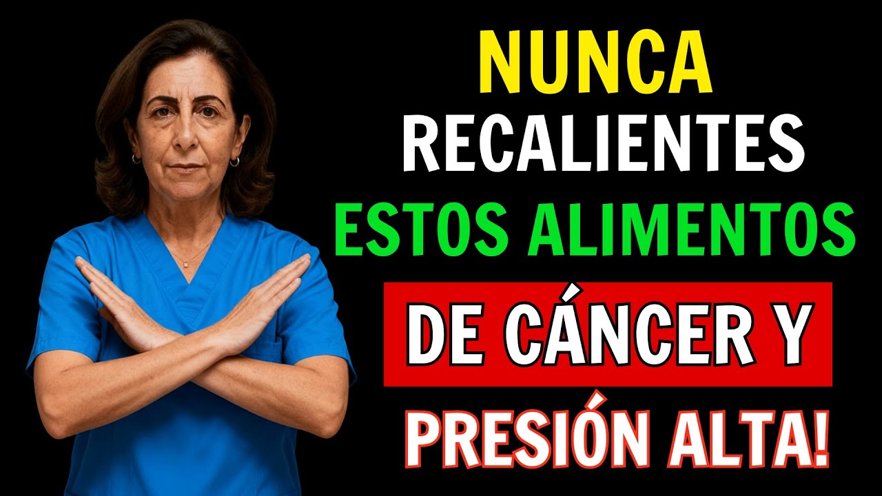 3 ALIMENTOS COMUNES que se vuelven TÓXICOS al RECALENTARLOS (CÁNCER y PRESIÓN ALTA)