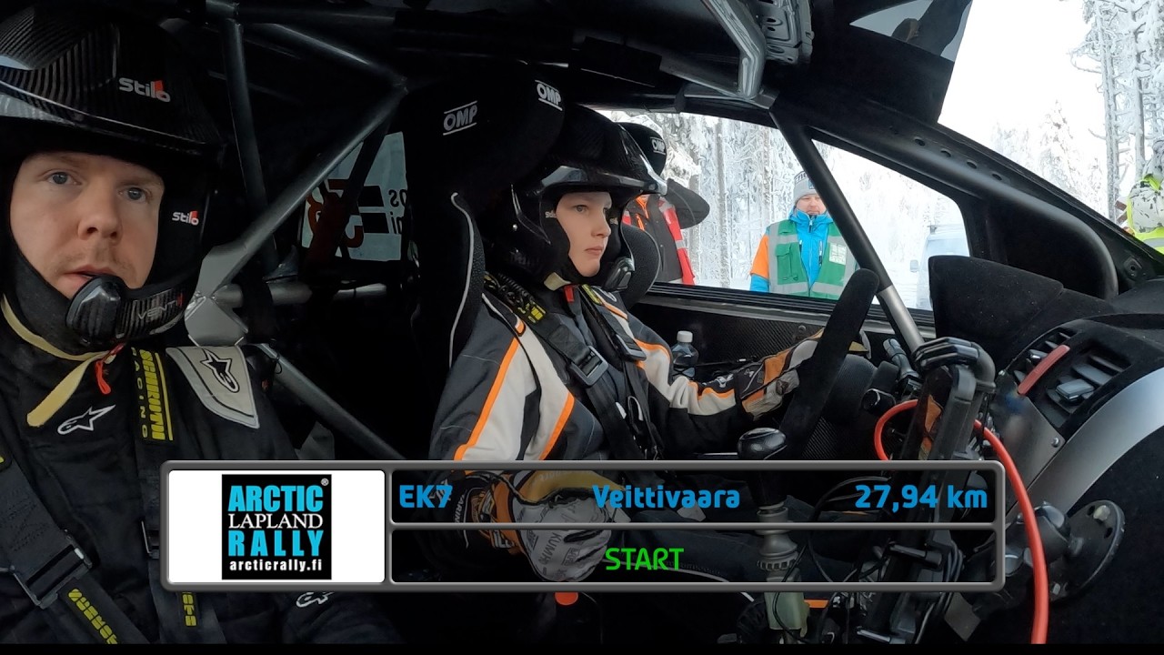 Arctic Lapland Rally EK7 incar EK7