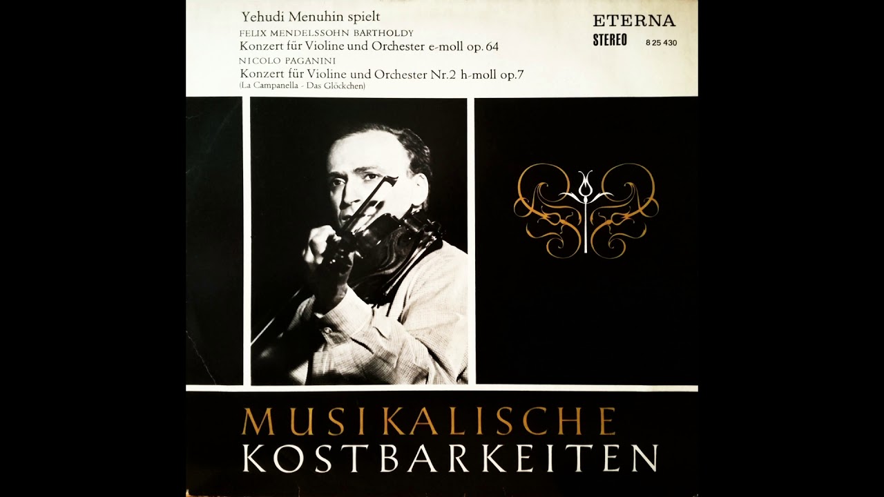 N. Paganini - Concerto No. 2 In B Minor Op.7 (Menuhin/Erede/Royal Philh. Orch., 1960)