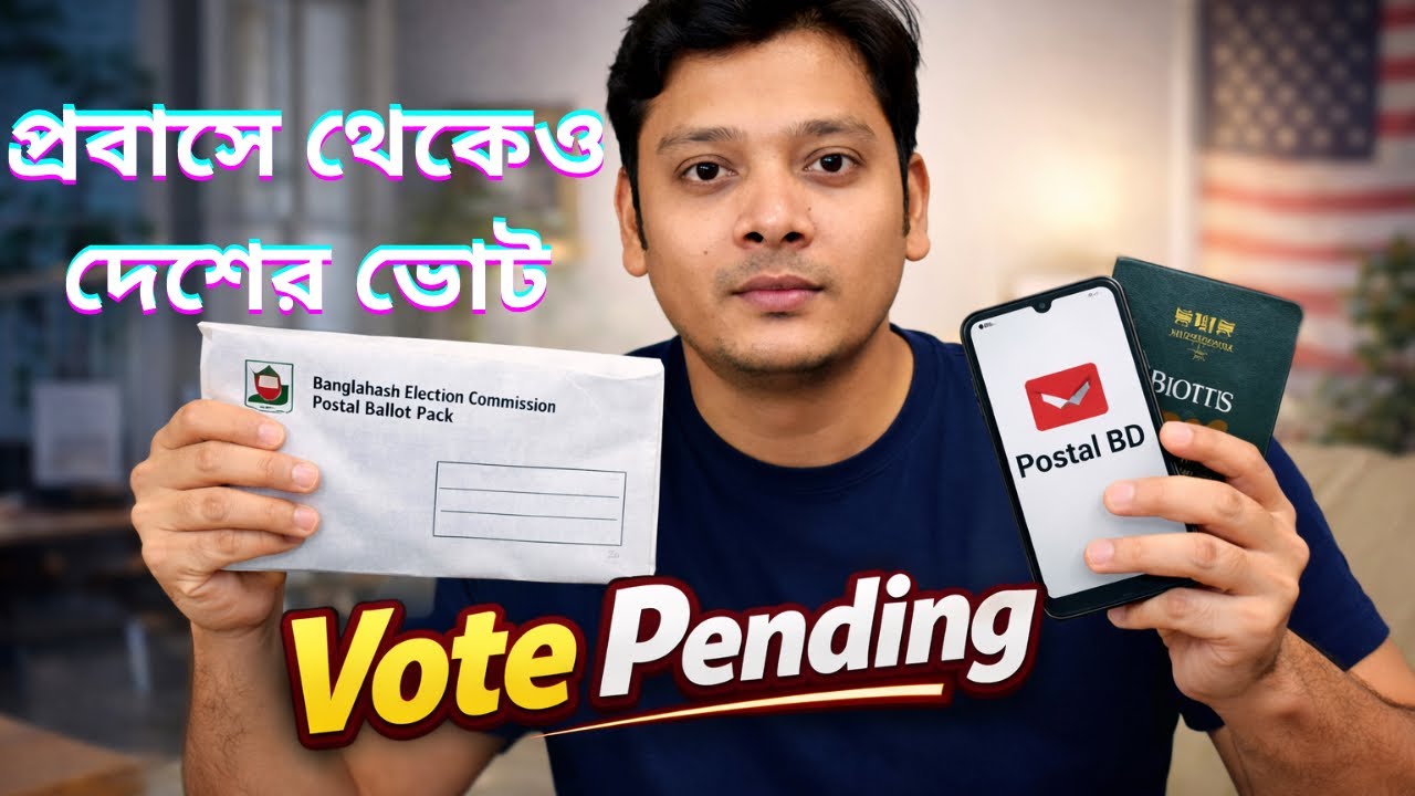 প্রবাসে থেকেও দেশের ভোট 🗳️ | Postal Vote দেওয়ার অপেক্ষায় | Tareq Vlogs