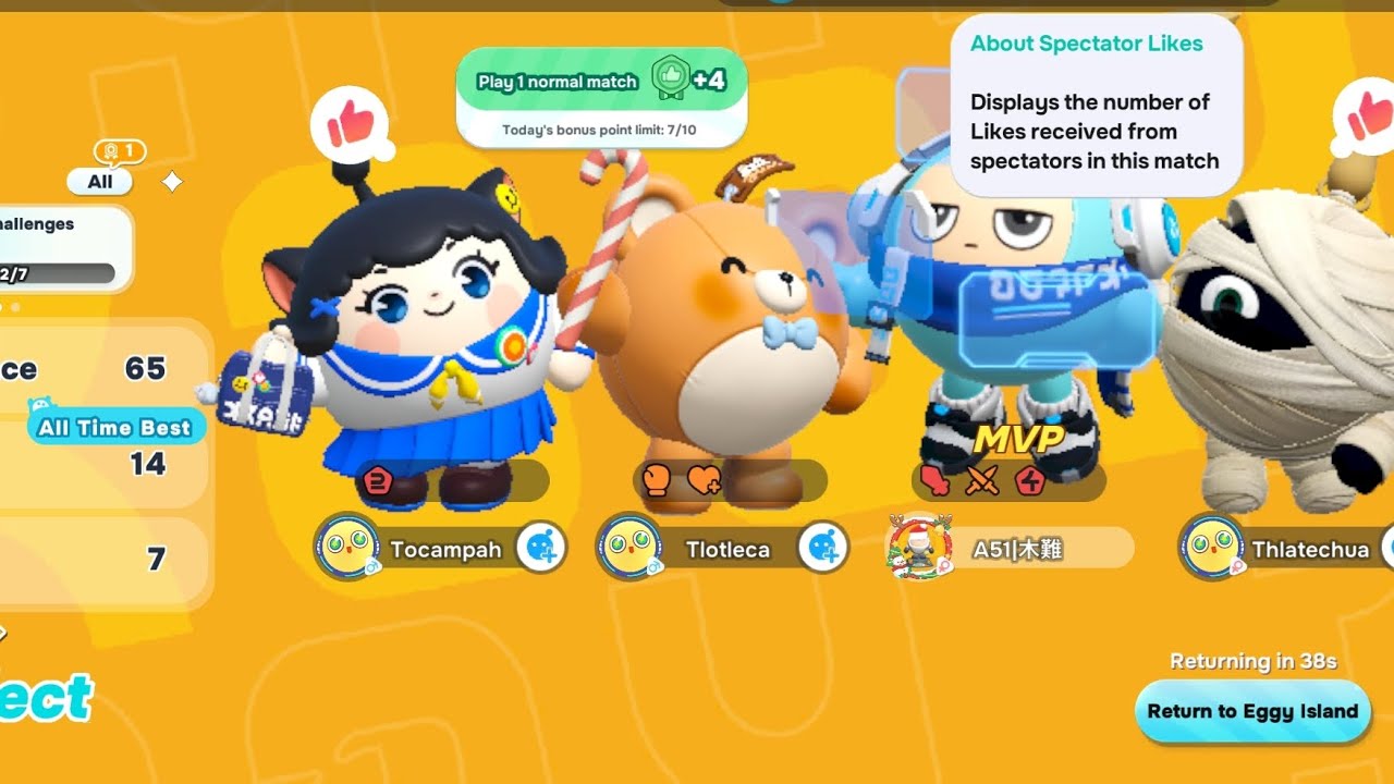 Eggy Party  Gameplay Hype arena... walkthrough
