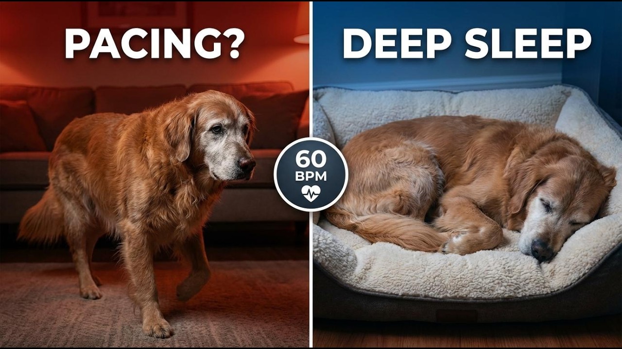 Senior Dog Sleep Music | Stop Night Pacing & Anxiety Instantly 🦴
