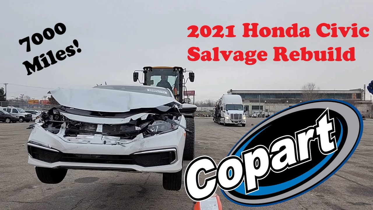 Honda Civic Salvage Rebuild From Copart, Part 1