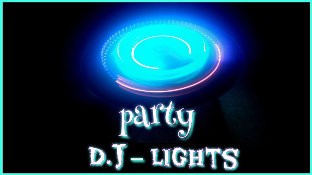 How to make Dj party light at home | moving party light | Diy project |Amazing rotating Disco lights