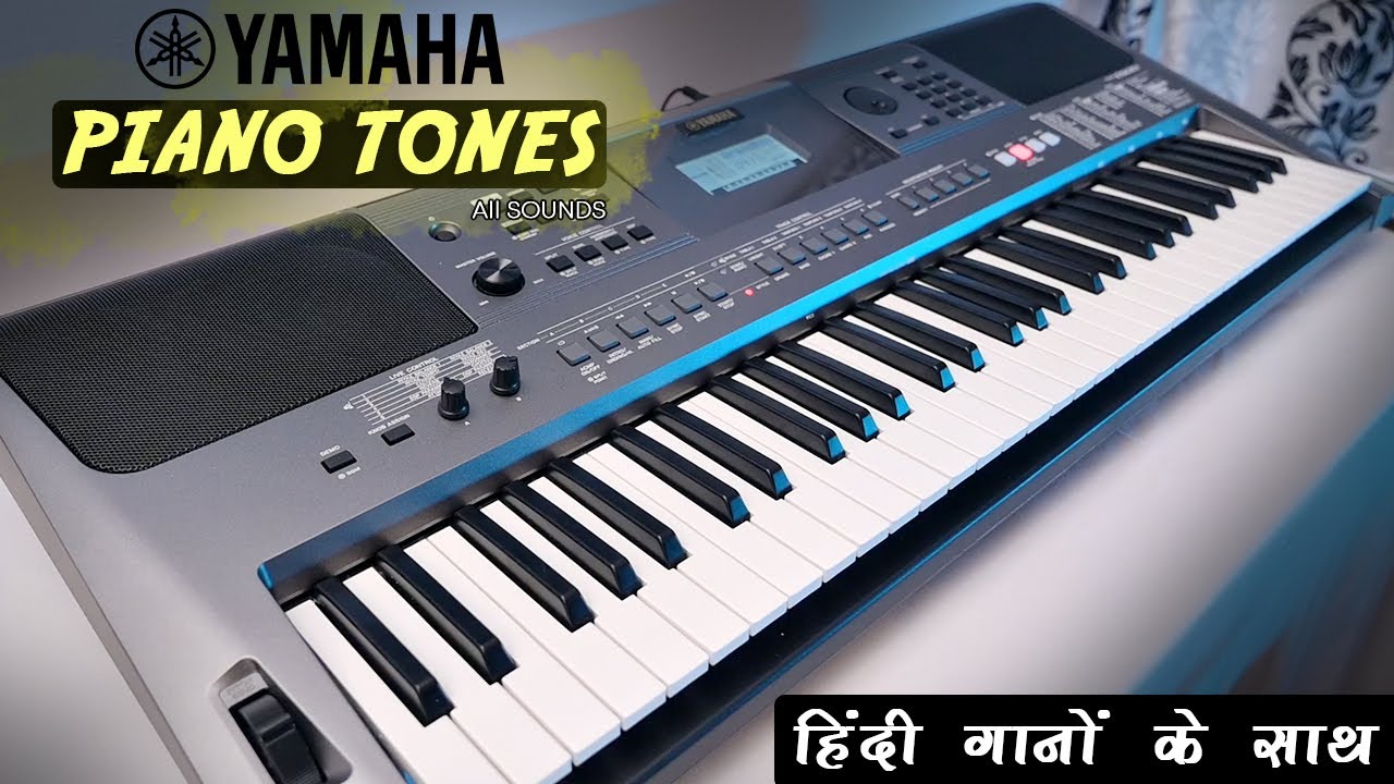 🔥 Yamaha PSR i500 Piano Tones With Bollywood Songs