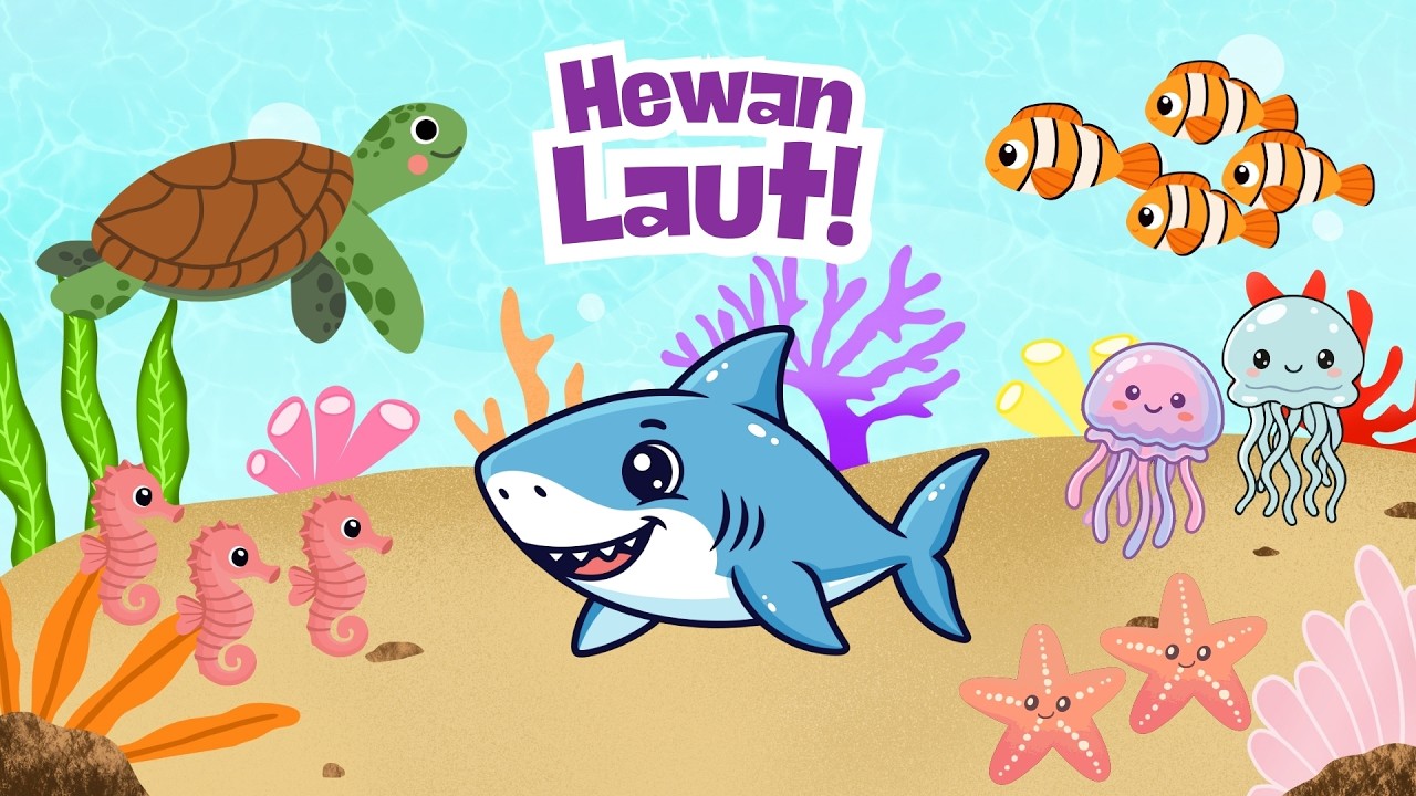 Menyanyi Mengenal Hewan Laut 2 | Lagu Anak-anak